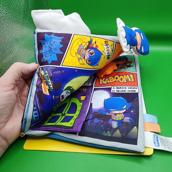 Batman Brave Little Heroes Soft Book Cloth Child's First Comic DC - Picture 3 of 5